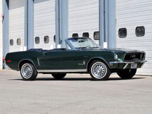 Ford Mustang Convertible 1968 года